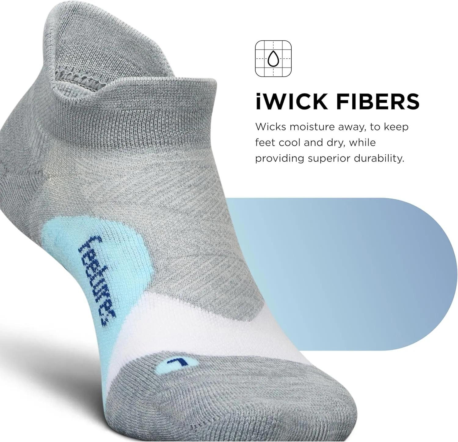 Feetures Elite Light Cushion No Show Tab