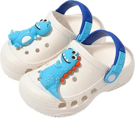 Toddler Clogs Boys Girls Kids Dinosaur Garden Shoes Slip on Sandals Slides Water Summer Shoes for Outdoor Beach Pool