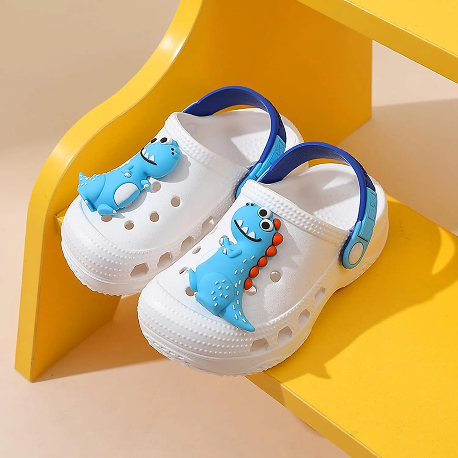 Toddler Clogs Boys Girls Kids Dinosaur Garden Shoes Slip on Sandals Slides Water Summer Shoes for Outdoor Beach Pool